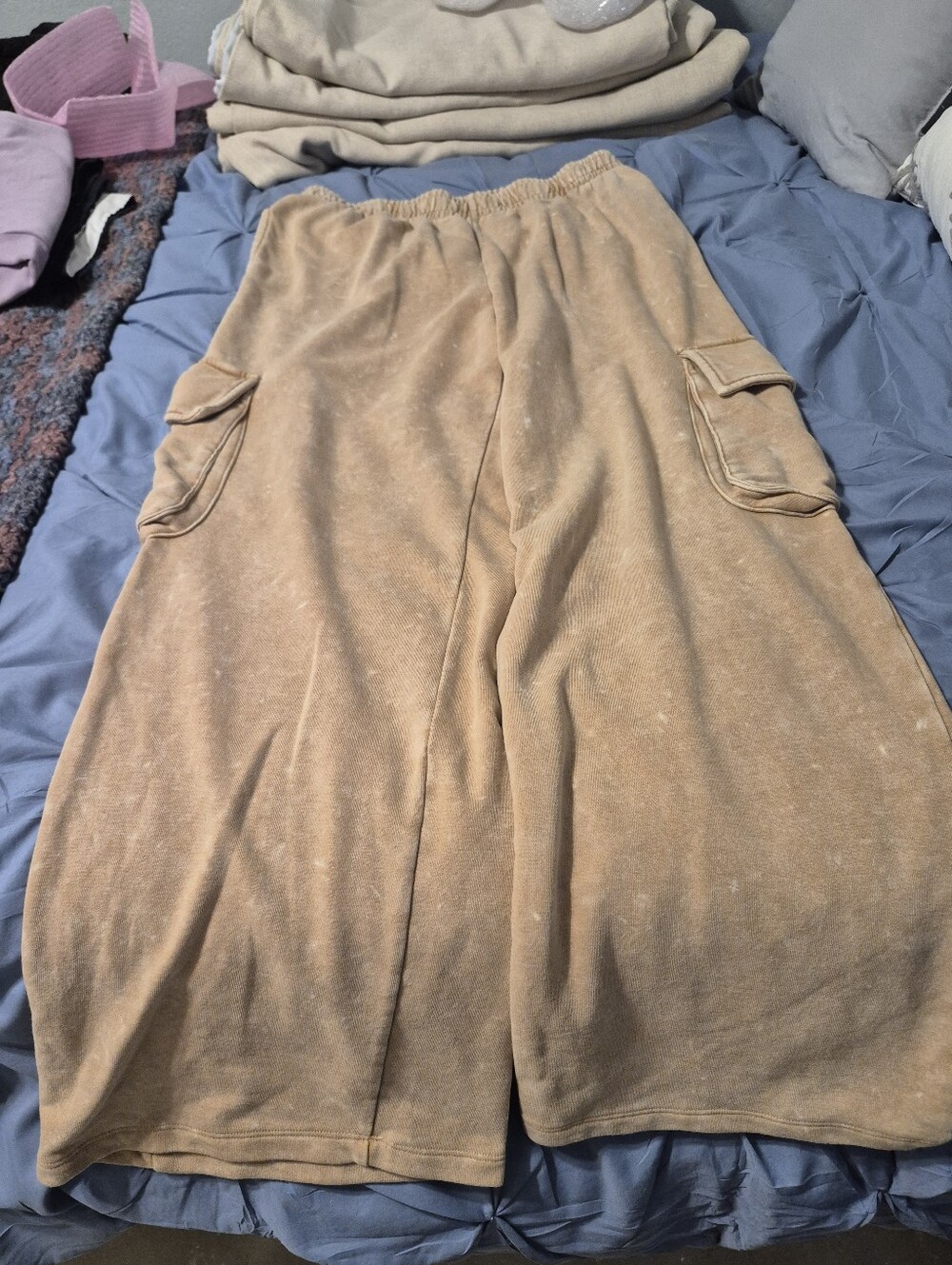 wild fable Tan Elastic Waist Sweatpants